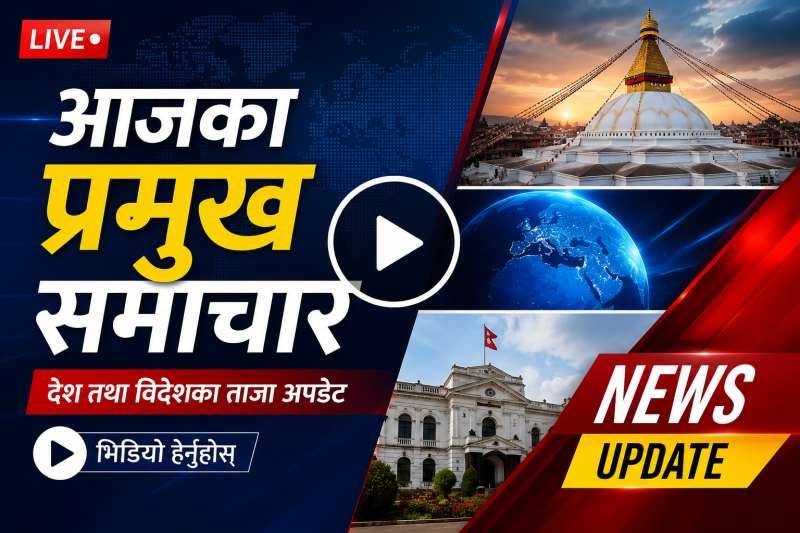 आजका प्रमुख समाचार
